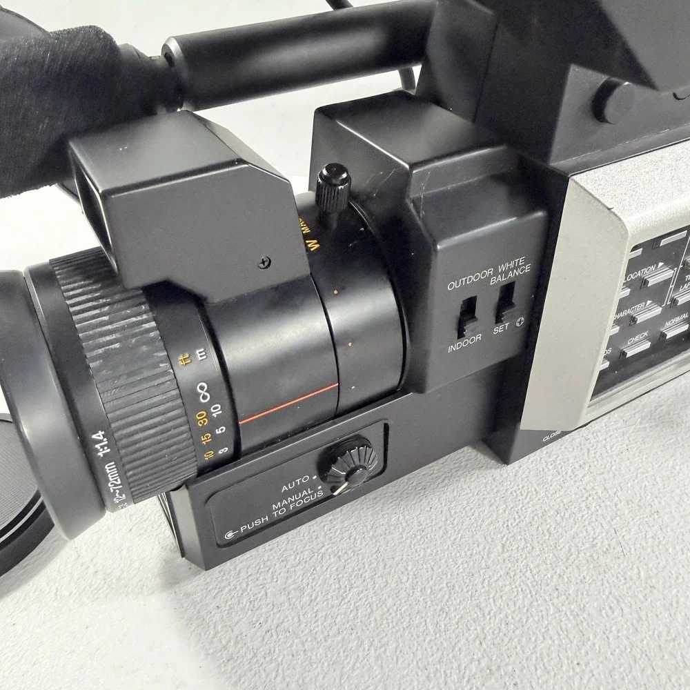 Vintage RCA CC017 SelectaVision Color Video Camera W/ Viewfinder UNTESTED‎